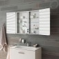Keuco Royal Match - Armoire miroir avec éclairage LED, 650x700x160 mm, alu elox argenté 12801171311