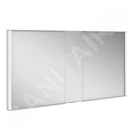 Keuco Royal Match - Armoire de toilette avec éclairage LED, encastrée, 1300x700x149 mm, argent anodisé 12815171311