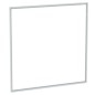Geberit ONE - Cadre de couverture 600x930 mm, pour armoire encastrée Geberit ONE avec miroir, aluminium 505.841.00.2