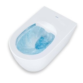 Duravit Soleil by Starck - WC suspendu avec abattant Softclose, Rimless, HygieneFlush, HygieneGlaze, blanc 45910920A1