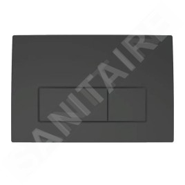 Geberit Delta50 - Plaque de déclenchement, noir mat 115.119.14.1
