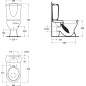 Ideal Standard Eurovit - Abattant de toilette, blanc W300201