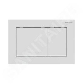 Geberit Omega30 - Plaque de déclenchement, blanc mat 115.080.01.1