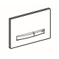 Geberit Sigma50 - Plaque de déclenchement 2 touches, décor béton / chromé noir 115.671.JV.2