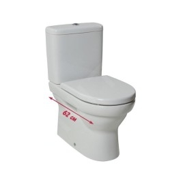 Jika Tigo - Cuvette WC combinée, évacuation Vario, blanc H8242160002311