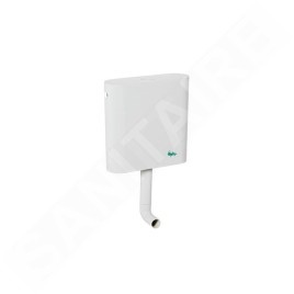 Jika Baby - Réservoir de chasse d’eau, remplissage latéral, Dual Flush, blanc H8937110000001