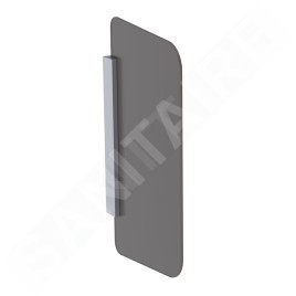 Geberit Accessoires - Paroi de séparation pour urinoir, verre brun 115.211.TF.1