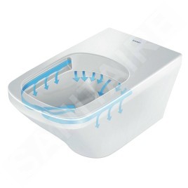 Duravit Starck 3 - Urinoir, évacuation verticale, Rimless, blanc alpin 0826250000