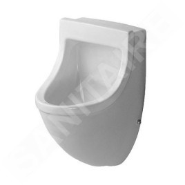 Duravit Starck 3 - Urinoir, évacuation horizontale, avec HygieneGlaze, blanc alpin 0821352000