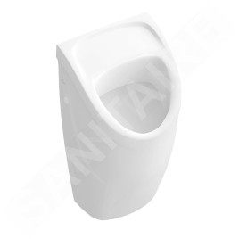 Villeroy & Boch O.novo - Urinoir à action siphonique Compact, alimentation arrière, Ceramic Plus, blanc alpin 755700R1