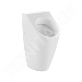 Villeroy & Boch Architectura - Urinoir à action siphonique, alimentation arrière, avec cible, CeramicPlus, blanc alpin 558605R1
