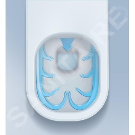 Laufen Caprino - Urinoir électronique Plus, alimentation arrière, Rimless, anti-vandalisme, blanc H8410660004011