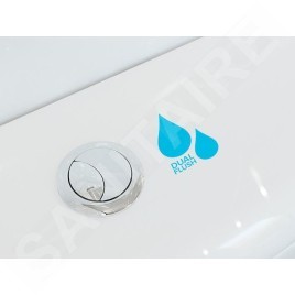 Laufen Pro - Réservoir de chasse d’eau 365x150 mm, alimentation par le bas, blanc H8299530009731