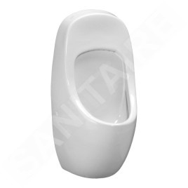 Laufen Tamaro - Urinoir électronique, alimentation d'eau arrière, alimentation par batterie, Rimless, anti-vandalisme, blanc