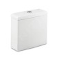 Roca Meridian - Réservoir de toilette, DualFlush, alimentation par le bas à gauche, blanc A341242000