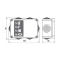Jika Sensor - Alimentation 230V AC/24V DC, 5 vannes H8950710000001