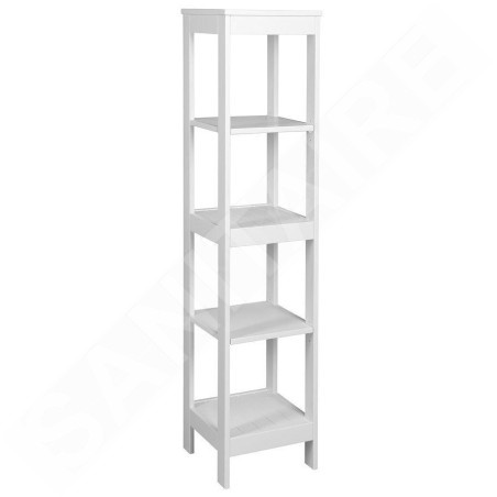 Aqualine Etide - Etagère 360x1558x360 mm, blanc mat ET156