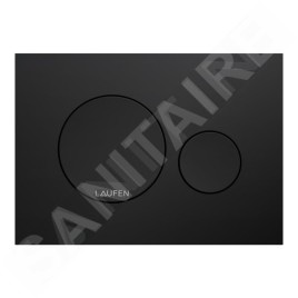 Laufen INEO - Plaque de déclenchement, noir mat H9001147160001