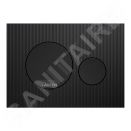 Laufen INEO - Plaque de déclenchement, noir mat H9001167160001