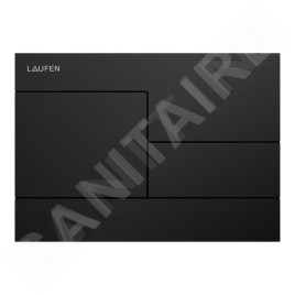 Laufen INEO - Plaque de déclenchement, noir mat H9001187160001