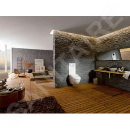 Geberit AquaClean - Bidet électronique 4000 avec céramique, Rimfree, SoftClosing, blanc alpin 146.135.11.1