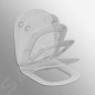 Geberit AquaClean - Abattant de bidet Tuma Comfort, SoftClosing, blanc alpin 146.272.11.1