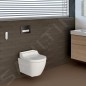 Geberit AquaClean - Bidet électronique Tuma Comfort avec céramique, Rimfree, SoftClosing, verre blanc 146.292.SI.1