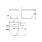Grohe Euro Ceramic - Bidet avec trop-plein, à poser, PureGuard, blanc alpin 3934000H