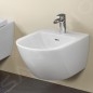 Villeroy & Boch Subway 3.0 - Bidet suspendu 560x375 mm, avec trop-plein, trou pour robinet, CeramicPlus, Stone White 447000RW