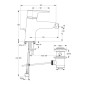 Ideal Standard Connect Blue - Mitigeur de bidet avec garniture de vidange, chrome B9920AA
