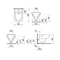 Laufen Pro - Bidet suspendu, 560x360 mm, 1 trou pour robinetterie, blanc H8309510003041