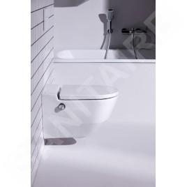 Laufen Cleanet Navia - Bidet électronique avec céramique, Rimless, SoftClose, blanc H8206017570001