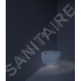 Laufen Cleanet Riva - Bidet électronique avec céramique, Rimless, SoftClose, blanc H8206917570001