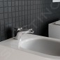 Ideal Standard Conca Tap - Robinet de bidet avec vidage, Silver Storm BC760GN