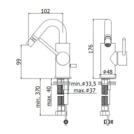 Paffoni Light - Mitigeur de bidet, chrome LIG938CR