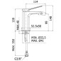 Paffoni Tilt - Mitigeur de bidet, inox TI131ST