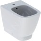 Geberit Smyle Square - Bidet à poser avec trop-plein, blanc 500.841.00.1