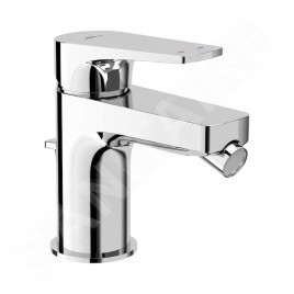 Jika Cubito-N - Mitigeur de bidet avec vidage, chrome H3411X10041111