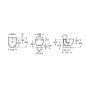 Roca Meridian - Bidet suspendu, trou pour robinetterie, blanc A357246000