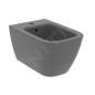 Ideal Standard i.Life B - Bidet suspendu, trou pour robinetterie, gris brillant T461558