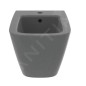 Ideal Standard i.Life B - Bidet suspendu, trou pour robinetterie, gris brillant T461558