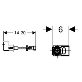 Geberit Duofix - Kit pour montage en angle 111.835.00.1