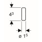 Geberit Accessoires - stick Duofresh, 8x 244.600.00.1