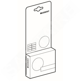 Geberit Accessoires - stick Duofresh, 8x 244.600.00.1