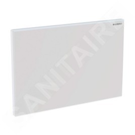 Geberit Systèmes de chasse d’eau - Plaque de fermeture, chrome mat 115.768.46.1