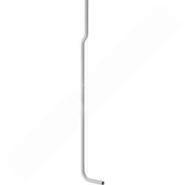 Geberit Accessoires - Kit de coude de chasse 90°, excentrique, 1560x240 mm 119.504.11.1