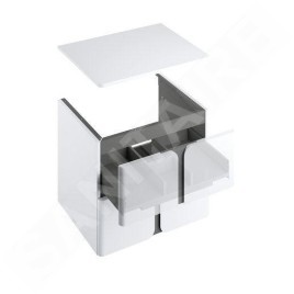 Ravak Balance - Plaque d'évier 800x465x16 mm, blanc brillant X000001371