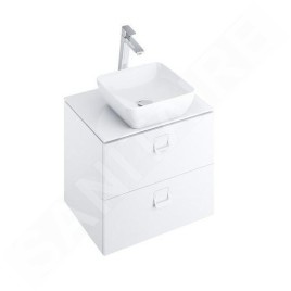 Ravak Comfort - Plaque d'évier 600x460x16 mm, blanc brillant X000001379