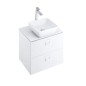 Ravak Comfort - Plaque d'évier 600x460x16 mm, blanc brillant X000001379