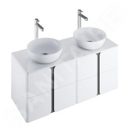 Ravak Balance - Plaque d'évier 1200x465x16 mm, blanc brillant X000001372